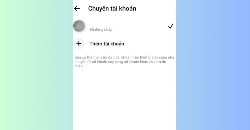 Bạn nên sử dụng một tài khoản trên Messenger để ứng dụng hoạt động nhanh và ổn định hơn