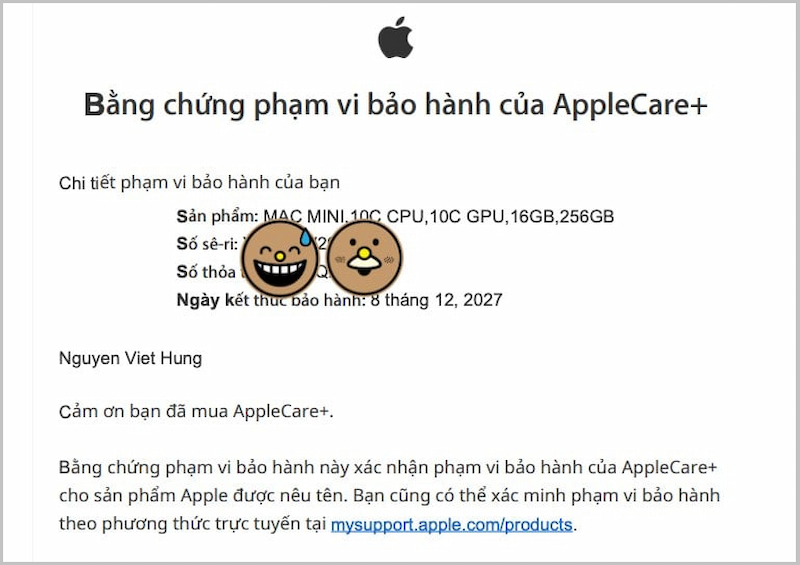 Bảo hành AppleCare+