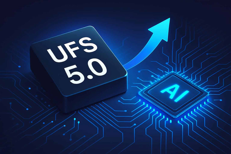 Tốc độ vượt trội của bộ nhớ UFS 5.0 cho AI