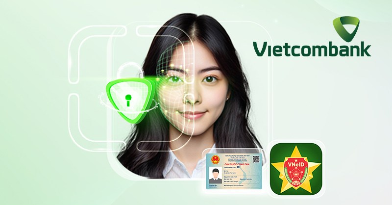 Hướng dẫn cập nhật sinh trắc học Vietcombank