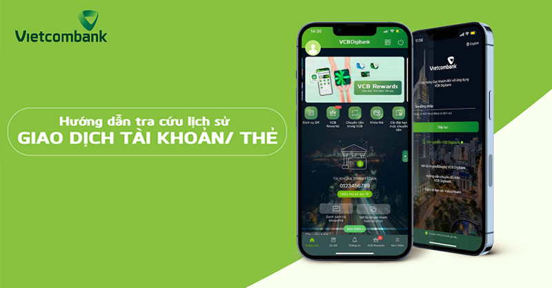 Xem lịch sử giao dịch Vietcombank