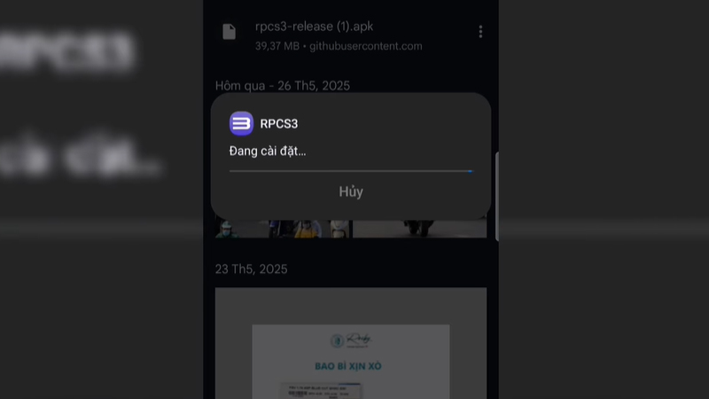 Cài đặt file RPCS3 vừa tải sau khi hoàn tất thì nhắn Mở