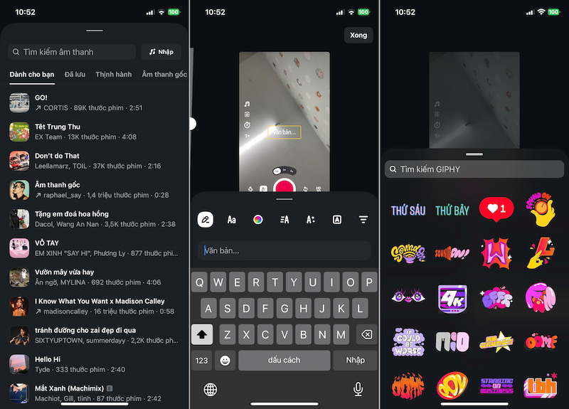 Chỉnh sửa video trên ứng dụng Edits