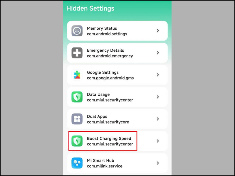 Bật cài đặt Tăng Tốc Độ Sạc cho điện thoại Xiaomi
