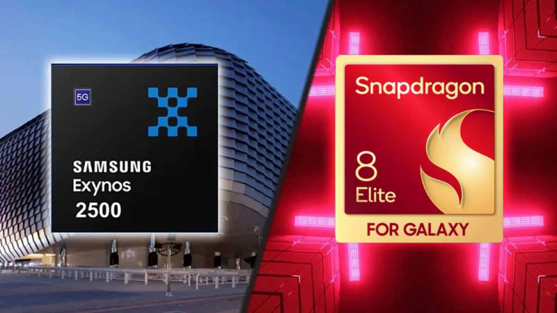 Hai phiên Galaxy Z Flip 7 với chip Exynos 2500 và Snapdragon 8 Elite