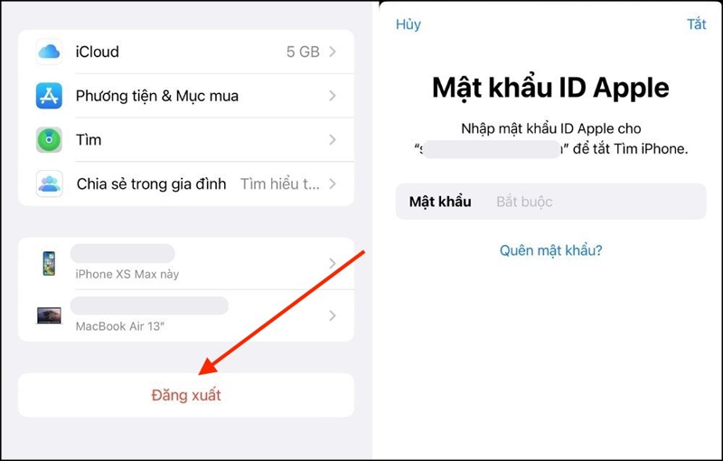 Đăng xuất và đăng nhập lại Apple ID để khắc phục không kết nối App Store