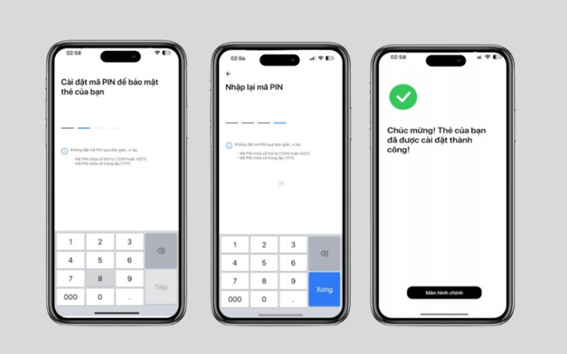 Đổi mã PIN Techcombank qua ứng dụng di động