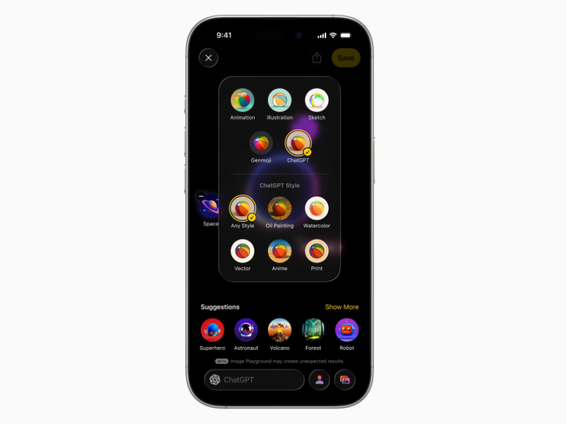 Genmoji và Image Playground