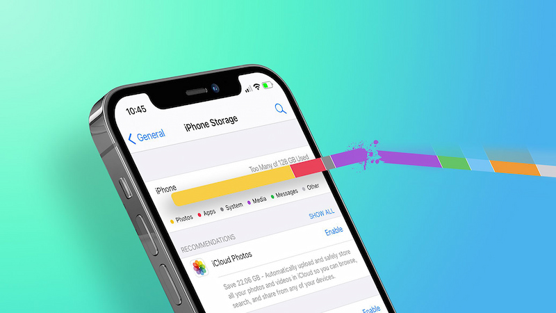 Giải phóng dung lượng bộ nhớ iPhone để tránh bị đơ máy