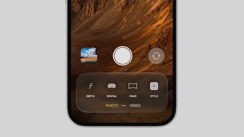 Giao diện camera mới trên iOS 19 lấy cảm hứng từ visionOS