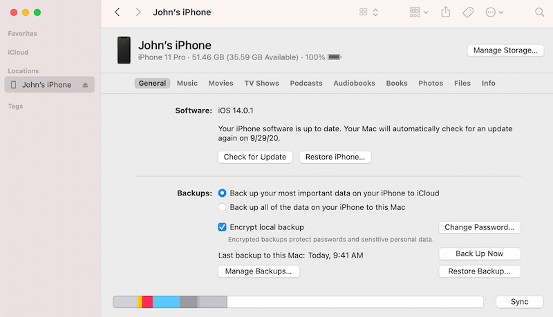 Hạ cấp iOS bằng iTunes