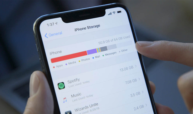 Không tải được ứng dụng trên App Store do đầy bộ nhớ