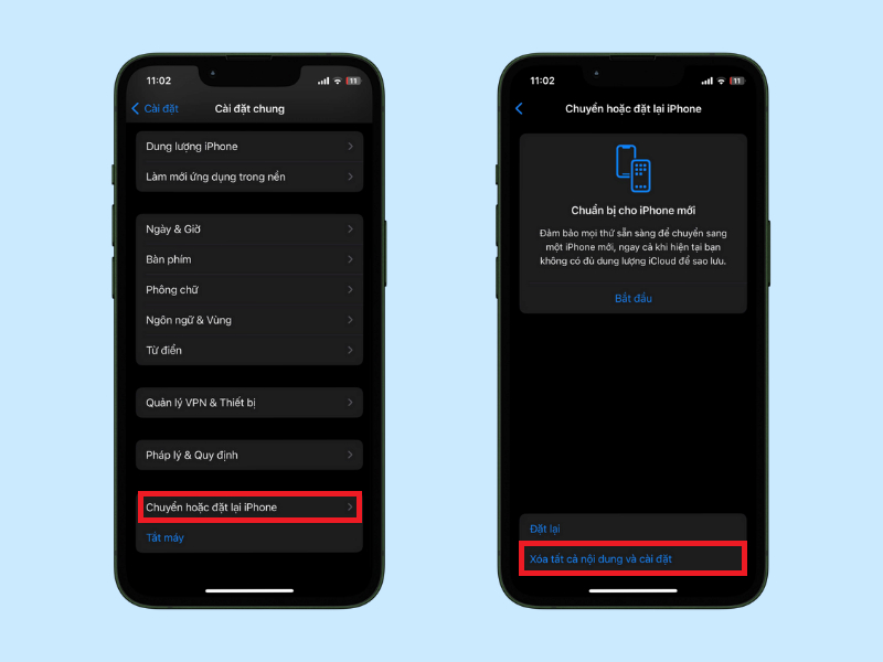 Khôi phục cài đặt gốc iPhone khi bị văng ứng dụng