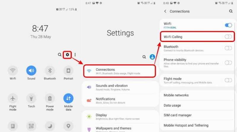 Cách kích hoạt Wi-Fi Calling trên điện thoại Android