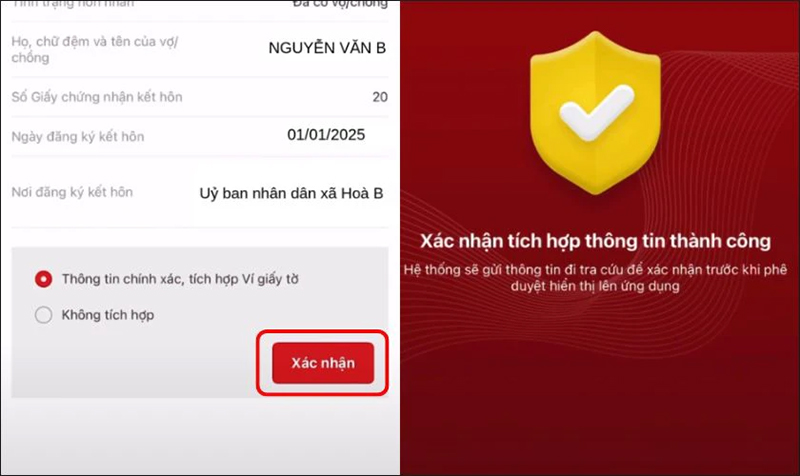 Bạn kiểm tra lại toàn bộ thông tin