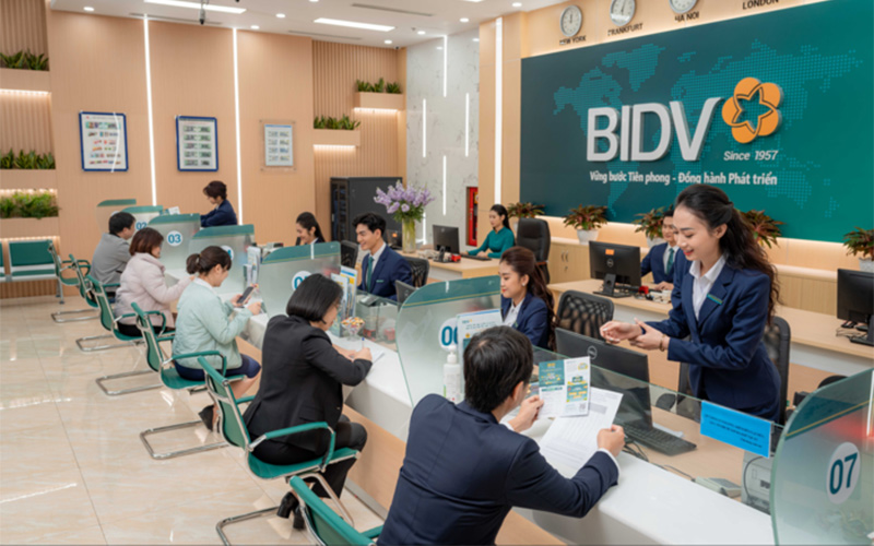 Kiểm tra số dư tài khoản tại phòng giao dịch BIDV