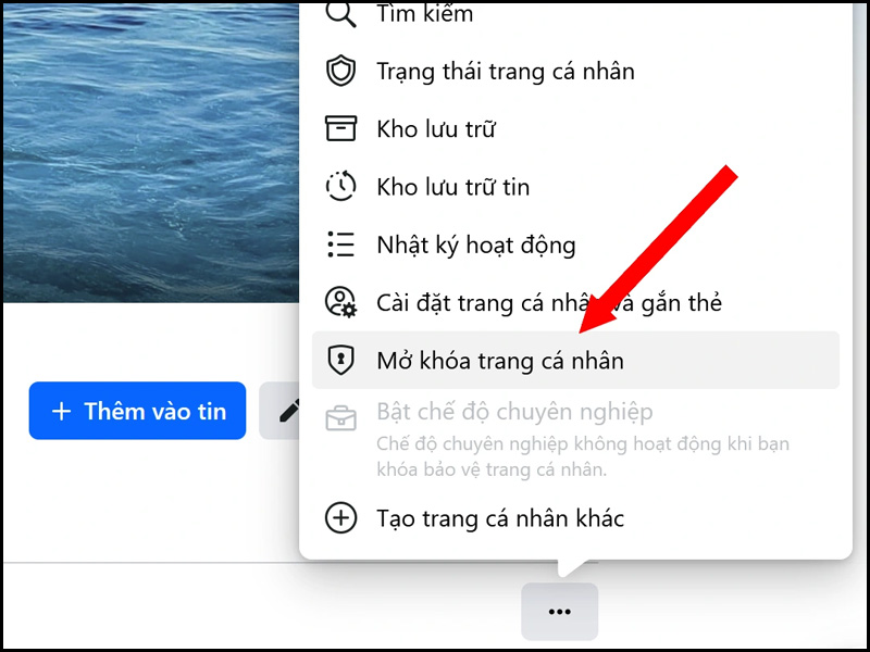 Cách mở khóa bảo vệ trang cá nhân Facebook trên máy tính như thế nào