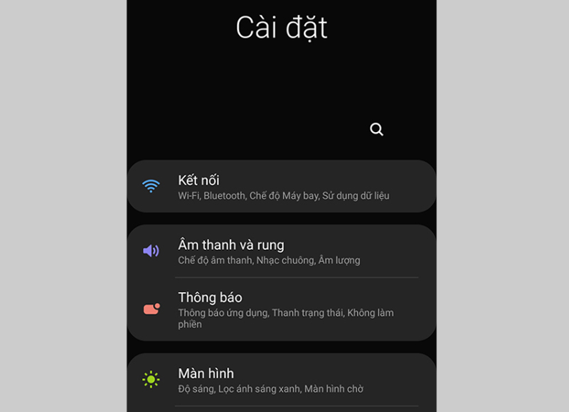 Mở ứng dụng hoặc trang web muốn chụp toàn bộ nội dung 