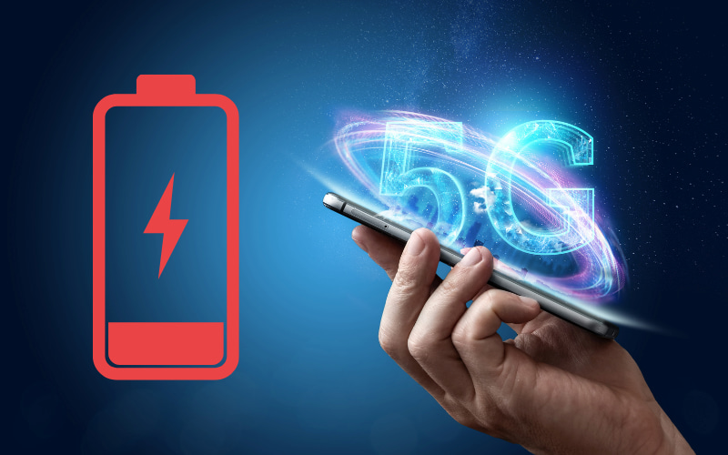 Nguyên nhân khiến 5G hao pin 