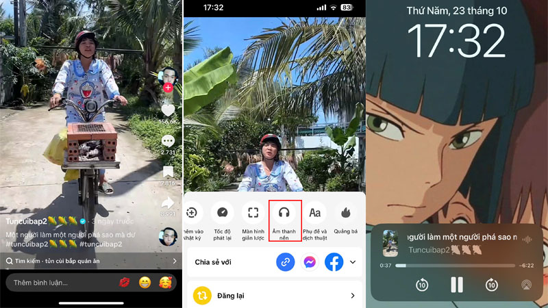 Bật âm thanh nền để nghe nhạc TikTok khi tắt màn hình