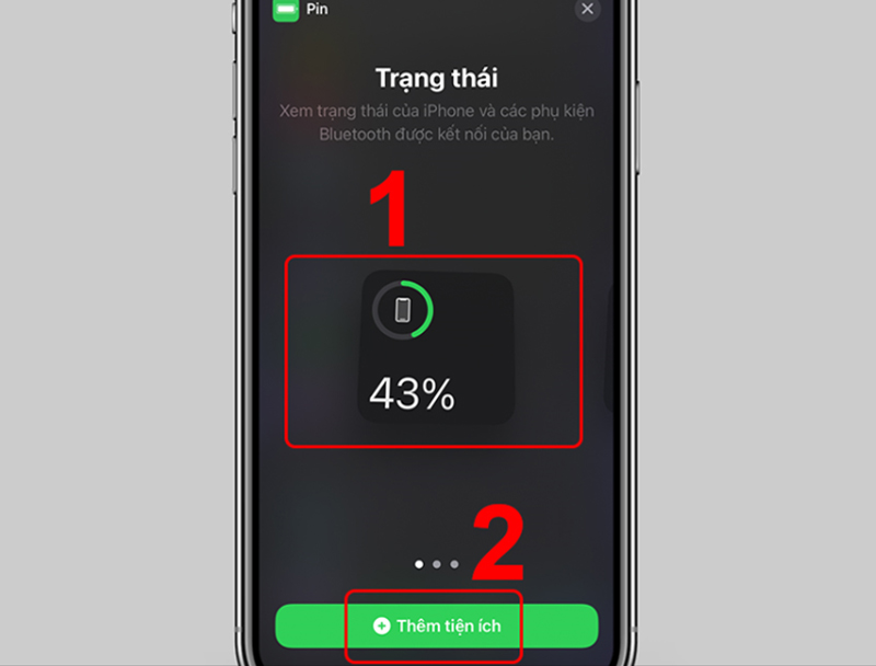 Chọn Thêm tiện ích 