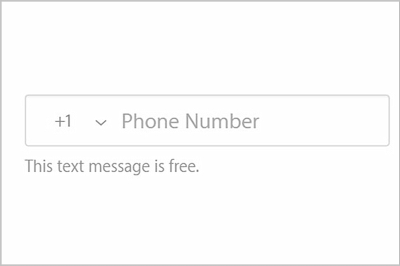 Nhập số điện thoại đã từng liên kết với iMessage