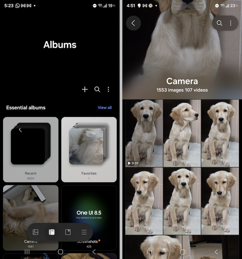 One UI 8.5 nâng cấp ứng dụng Gallery