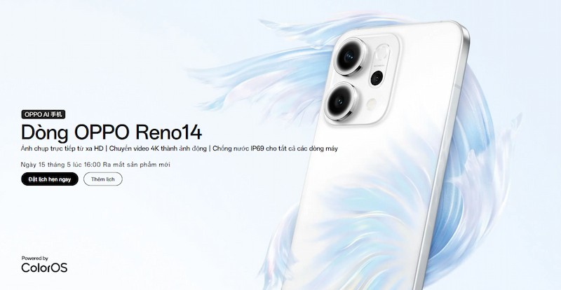 OPPO Reno14 Series khi nào ra mắt