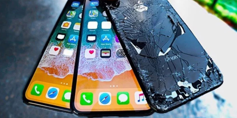 Ép kính khác thay màn hình điện thoại như thế nào