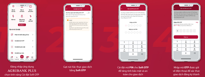 Cài đặt Soft OTP trên Agribank Plus ngay hôm nay