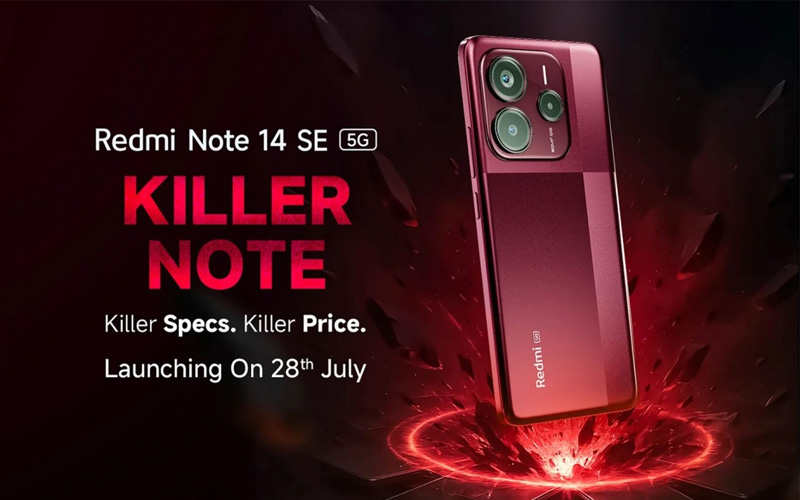 Redmi Note 14 SE 5G ra mắt ngày 28/07/2025 tại Ấn Độ