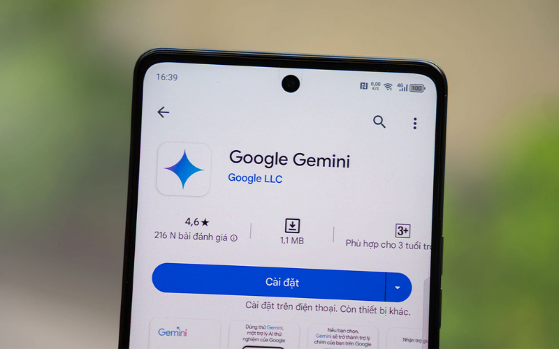 Tải Gemini về điện thoại Samsung