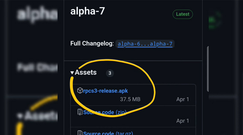 Tải phiên bản rpcs3-releases.apk về điện thoại Android