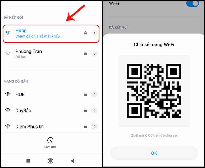 Cách tạo mã QR WiFi trên Android