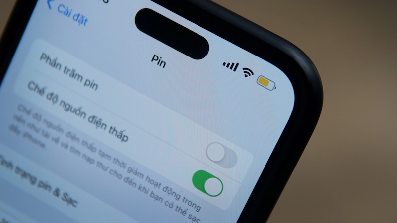 Tắt chế độ tiết kiệm pin iPhone