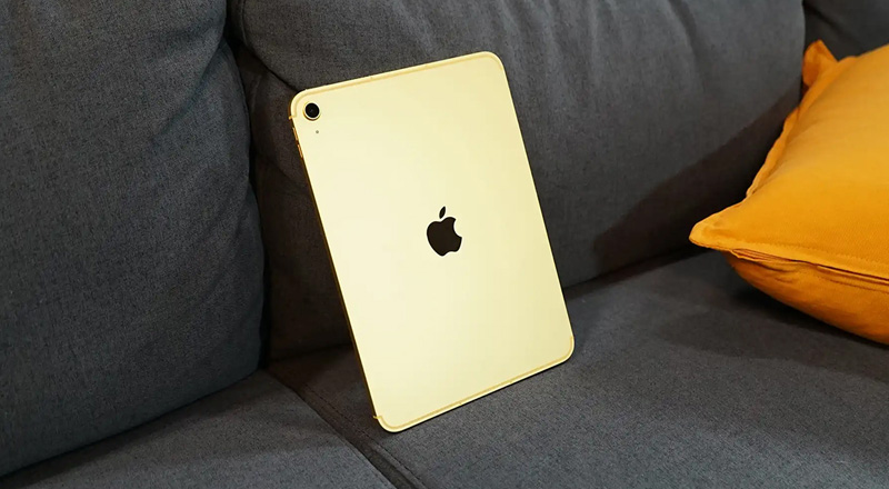 iPad A16 Wifi 256GB tối ưu viền màn hình đều ở bốn cạnh