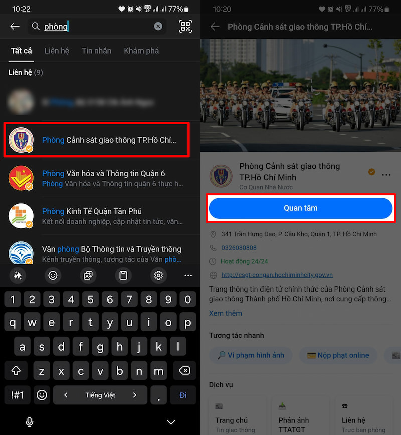 Phòng Cảnh sát giao thông TP. HCM
