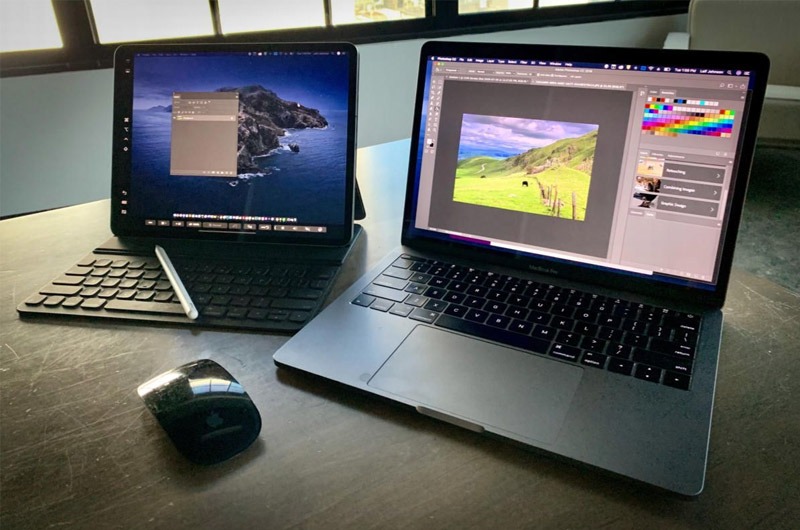 Kéo cửa sổ ứng dụng từ Macbook sang iPad và sử dụng Apple Pencil