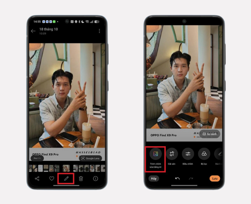 Trình chỉnh sửa bằng AI