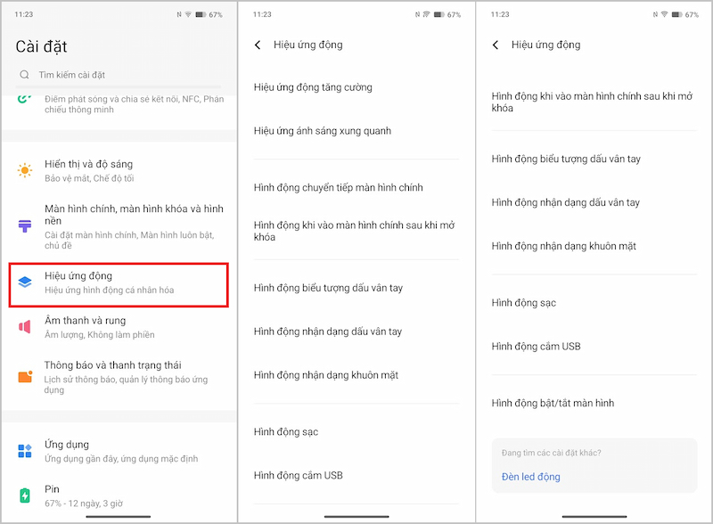Hiệu ứng động 