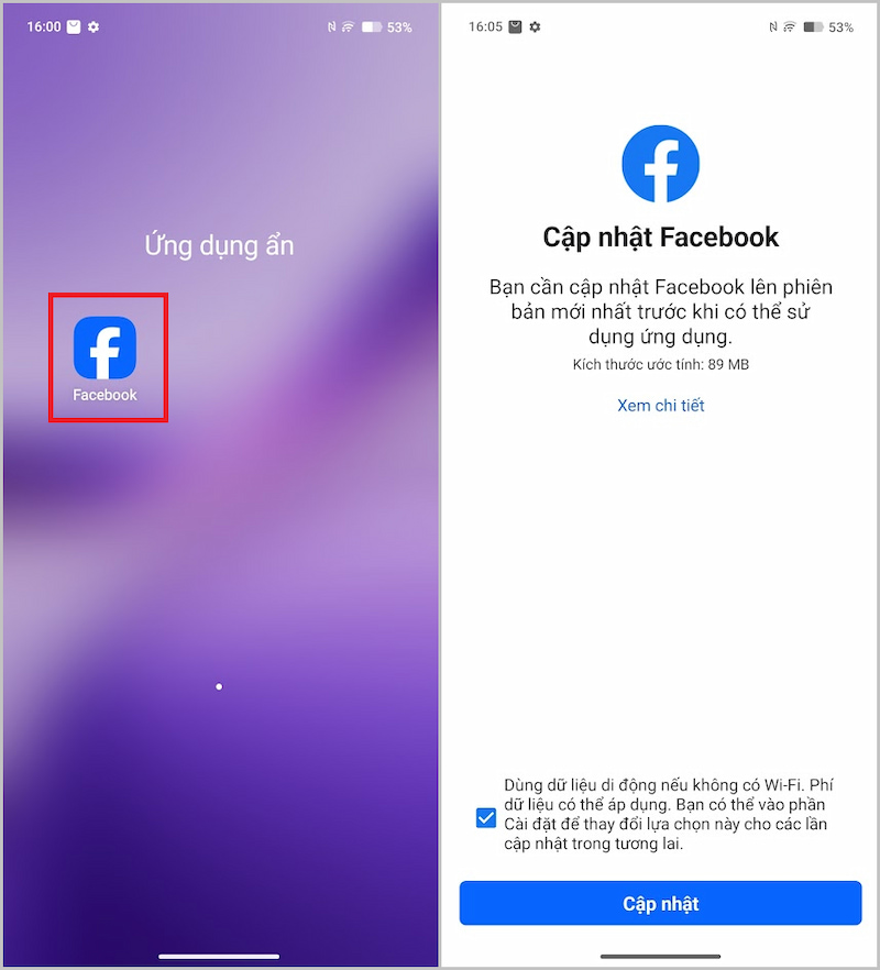 Truy cập ứng dụng đã ẩn trên điện thoại Vivo