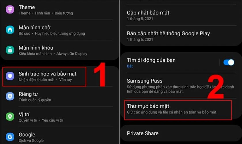 Thư mục bảo mật