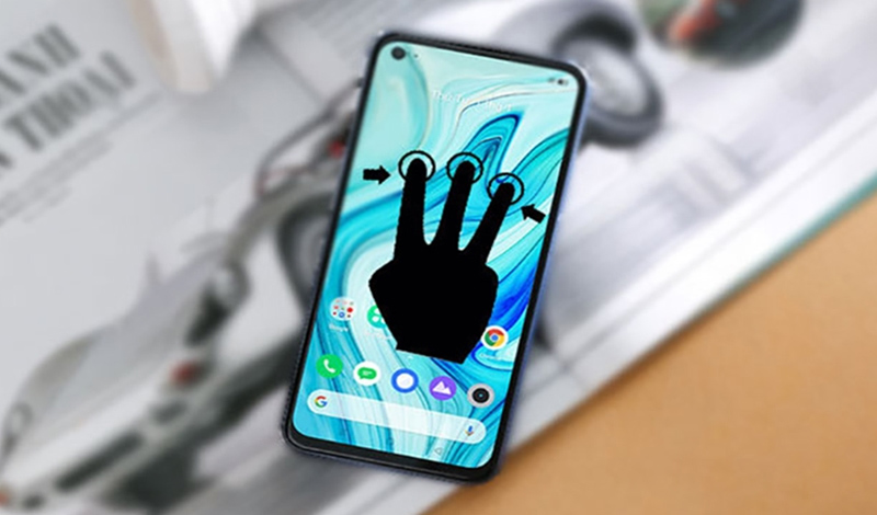 Chụp màn hình Xiaomi bằng cử chỉ tay