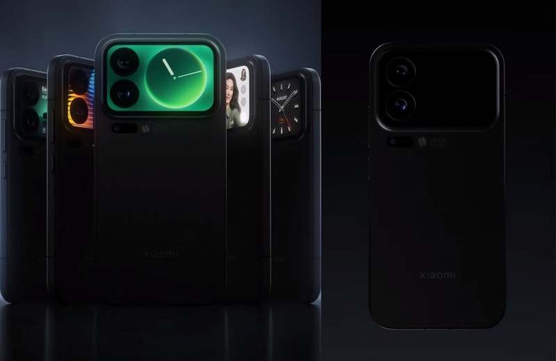 Thiết kế Xiaomi 17 Pro Max với màn hình phụ