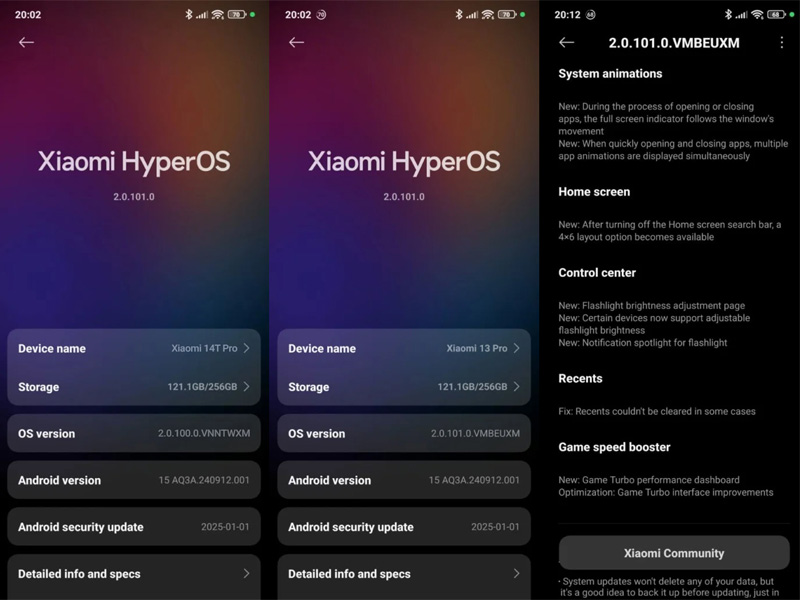 Nhiều thiết bị được cập nhật HyperOS 2.1 quốc tế sau Xiaomi 14 Ultra