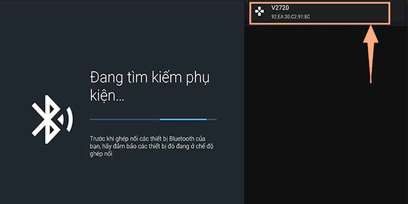 Khi tên loa Bluetooth hiện lên, bạn hãy chọn vào loa đó