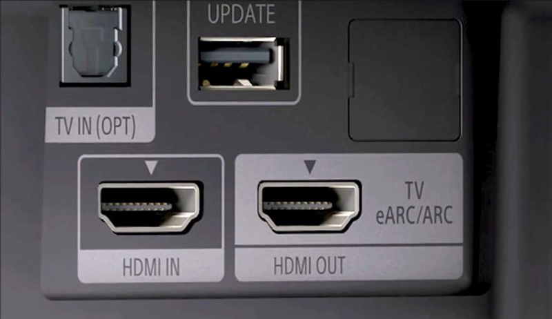 Nhận biết cổng nhận và cổng xuất trên tivi