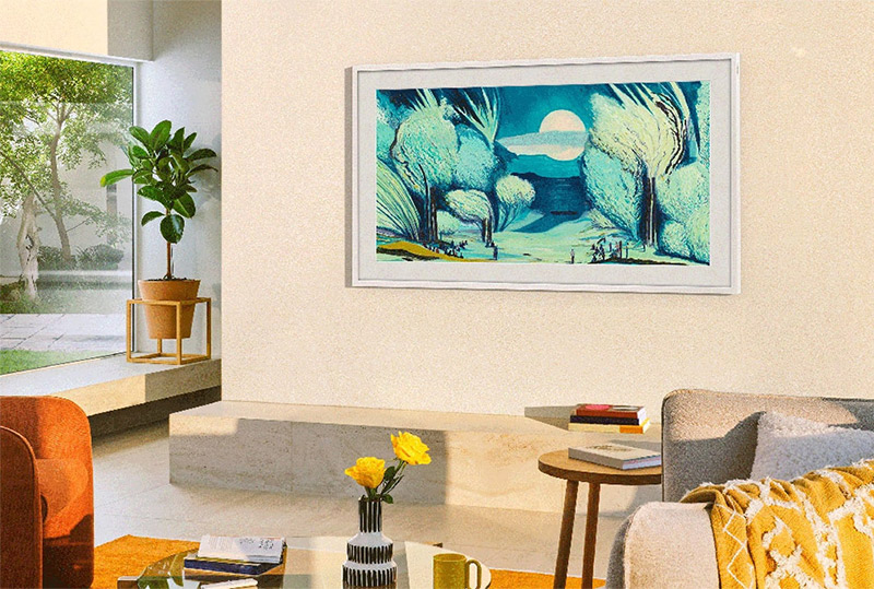 Tivi The Frame QLED Samsung 4K Vision AI 55 Inch QA55LS03F
