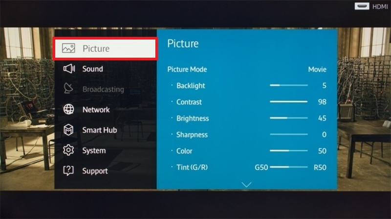Cách tắt màn hình tivi khi nghe nhạc Youtube tivi Samsung 2013-2015