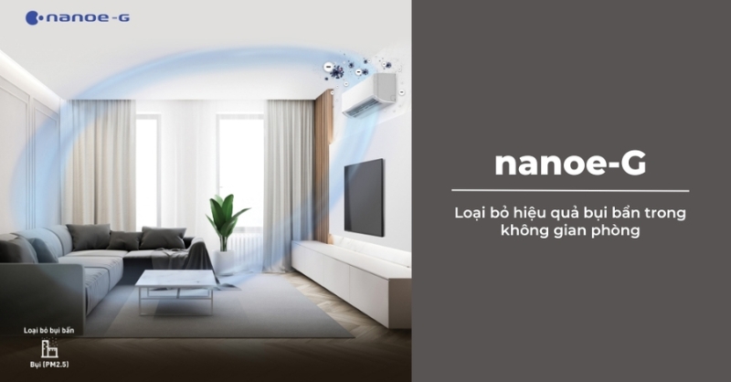 Công nghệ nanoe-G trên máy lạnh Panasonic Inverter CU/CS-XU12BKH-8